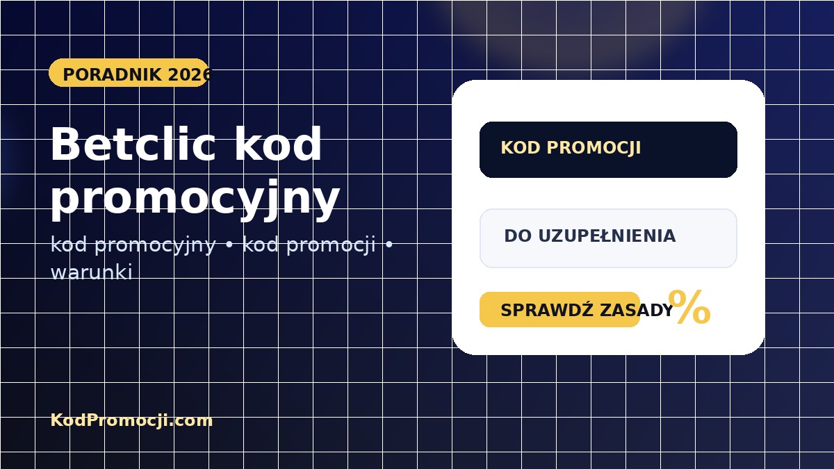 Betclic kod promocyjny