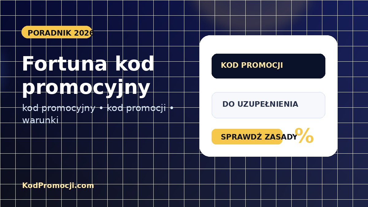 Fortuna kod promocyjny