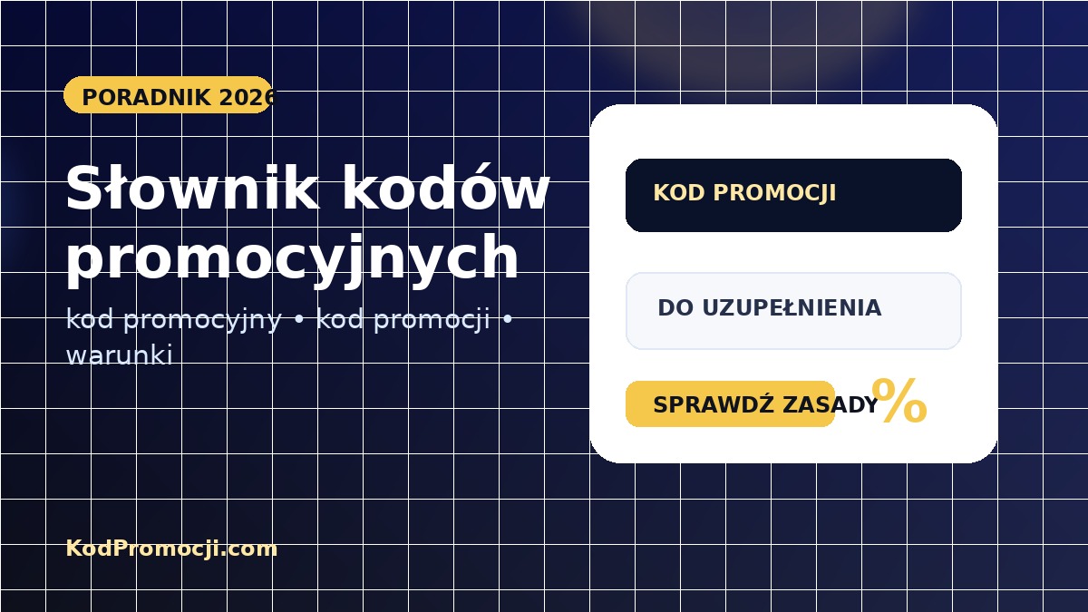 Słownik kodów promocyjnych